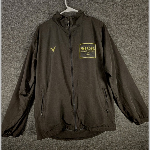 Verbero Other - Verbero Black Full Zip Jacket Men's Medium So Cal Hockey Factory